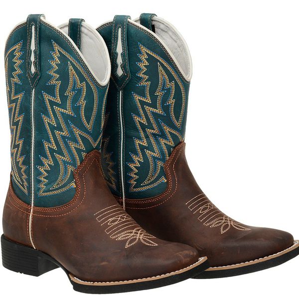 BOTA TEXANA BICO QUADRADO FLOATER - FRANCA BOOTS 