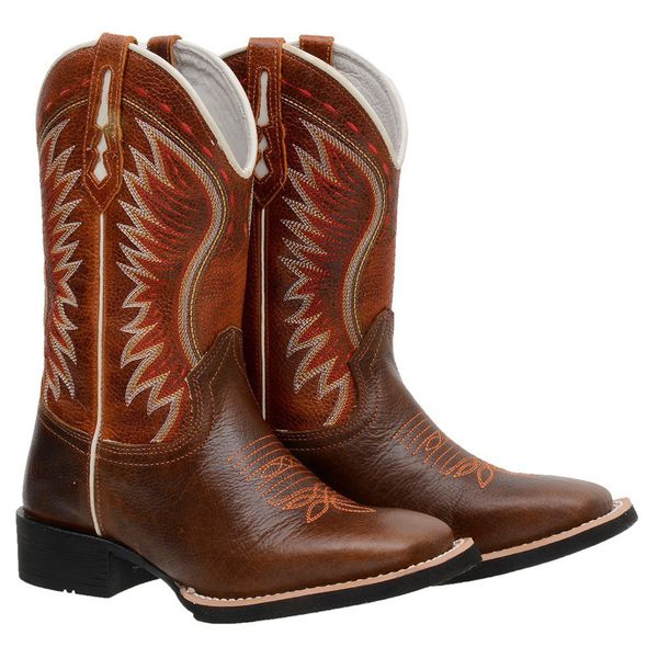 BOTA TEXANA BICO QUADRADO FLOATER - FRANCA BOOTS