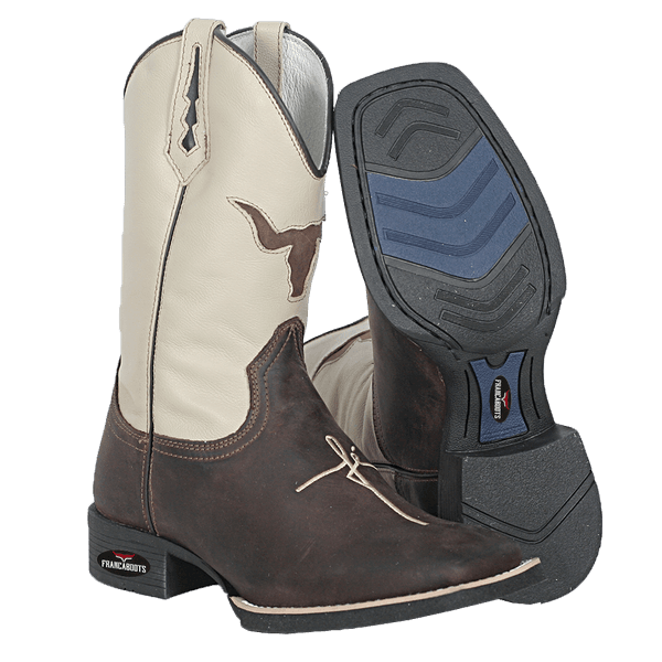 BOTA TEXANA BICO QUADRADO- FÉ FRANCA BOOTS 