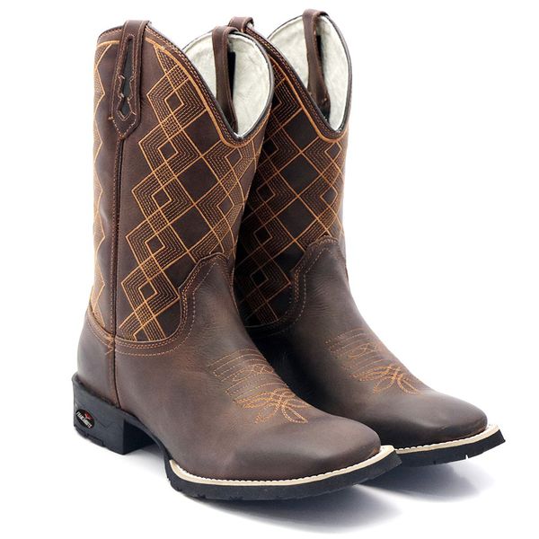 BOTA TEXANA BICO QUADRADO - FRANCA BOOTS