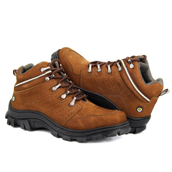 Bota couro sales nobuck