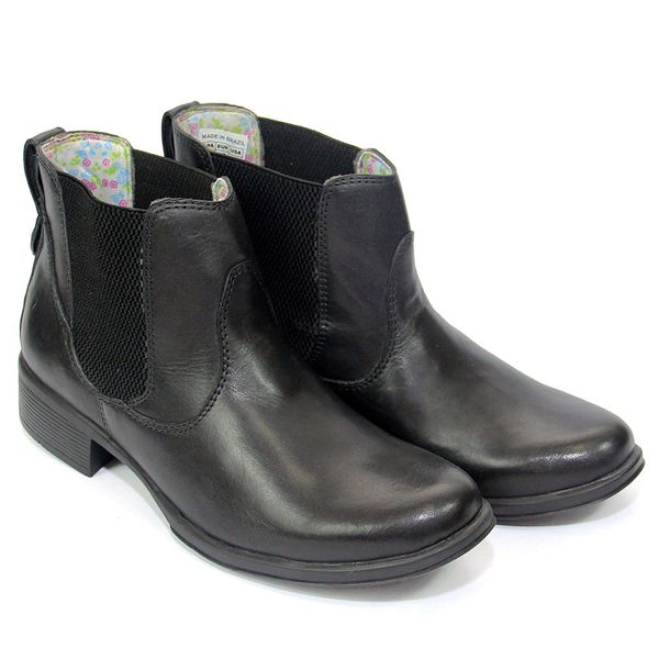 BOTA BOTINA CANO CURTO COURO LEGITIMO