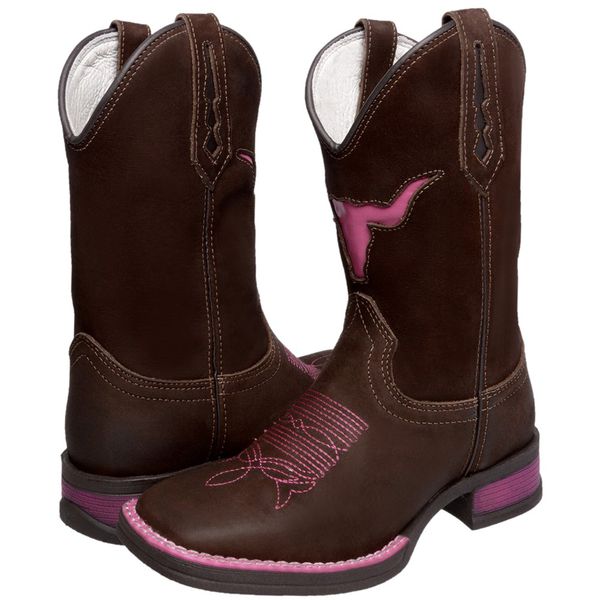 BOTA TEXANA FENININA BOI PINK - FRANCA BOOTS 