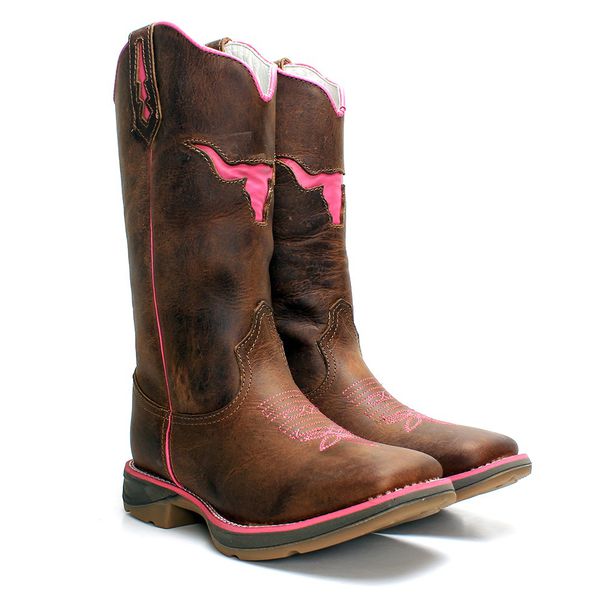 BOTA TEXANA FEMININA BOI COM SOLA JUMP