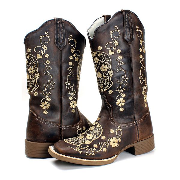 Bota shop caveira mexicana
