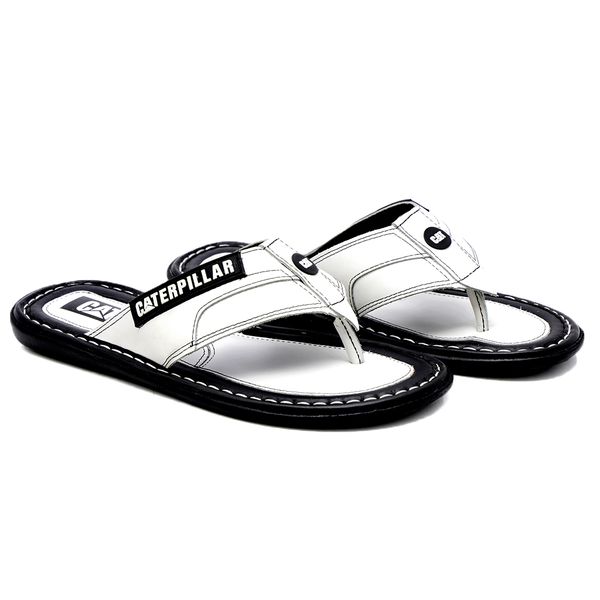 Chinelo Masculino Em Couro Legitimo 