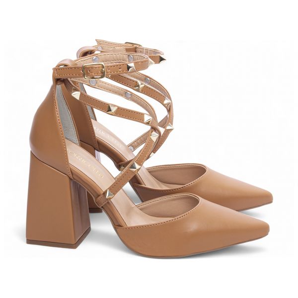 Sapato Scarpin Caramelo