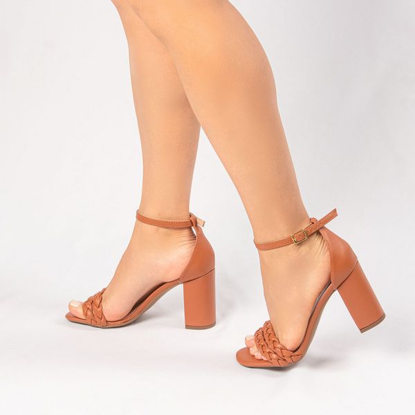 Sandália Feminina -Salto Quadrado FrancaSapatos Sapatos em