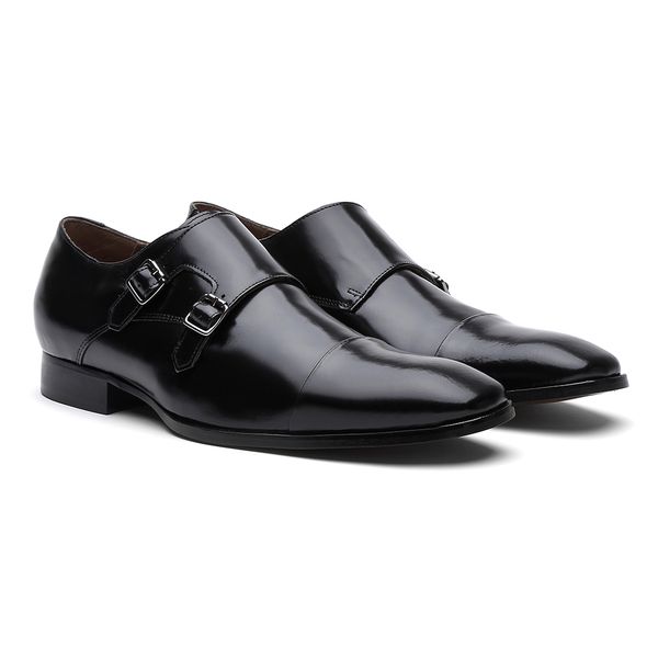 Sapato Social Oxford Roma Cromo Argentino Preto