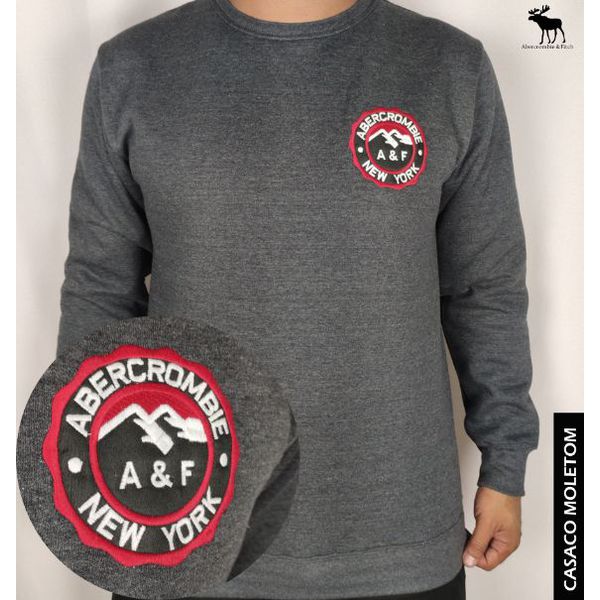 CASACO MOLETOM ABERCROMBIE & FITCH