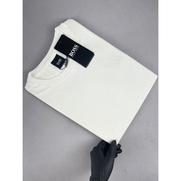 T-SHIRT PERUANA HUGO BOSS,COTTON COM ELASTANO,APLIQUE BOSS