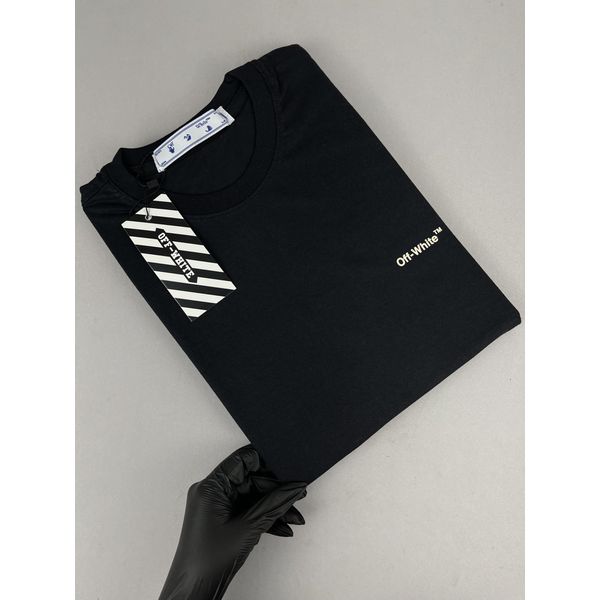 CAMISETA IMPORTADA OFF WHITE, BORDADO NO PEITO, FIO 30.1 PENTEADO