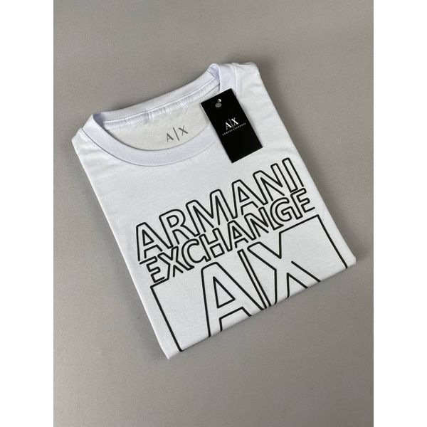 CAMISETA ARMANI, RECORTADA,MASCULINA 