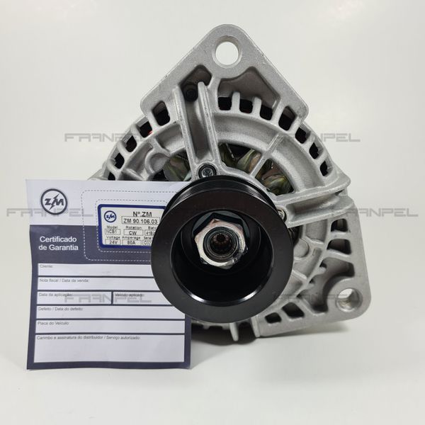 Alternador ZM 9010603 - Iveco, Eurocargo, Constellation e Worker