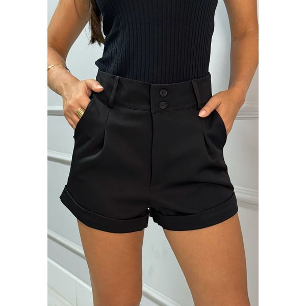 Short Alfaiataria Frelith - PRETO