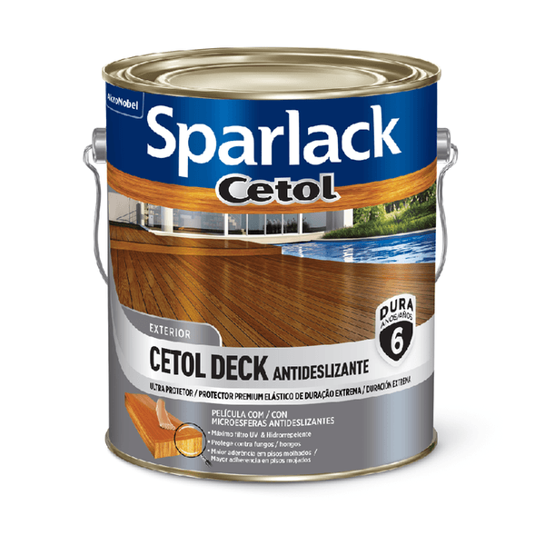 Verniz Coral Sparlack Cetol Deck Semibrilho 3.6LT ANTIDERRAPANTE