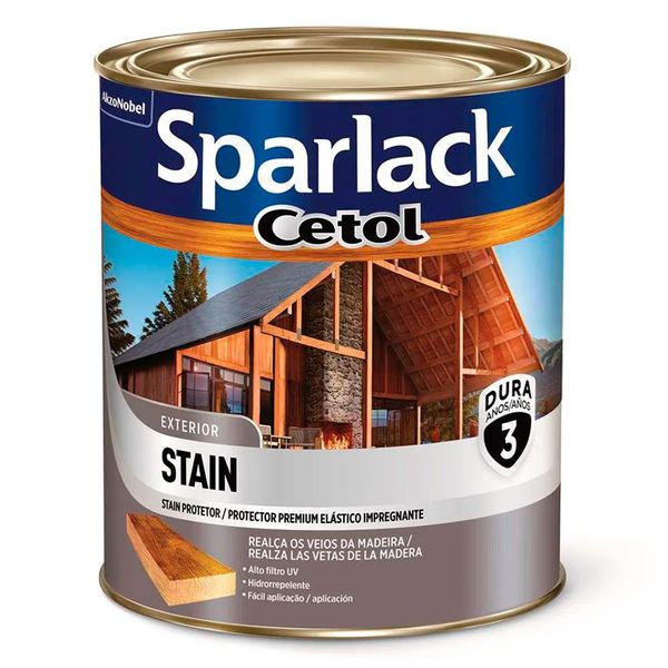 Verniz Coral Sparlarck Cetol Stain Acetinado 0.9LT NATURAL