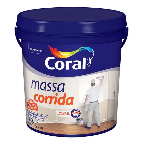 Massa Corrida Coral 5.7 KG 