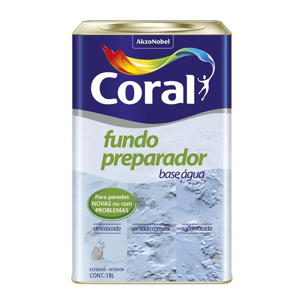 Fundo Preparador Coral Base Água 18LT