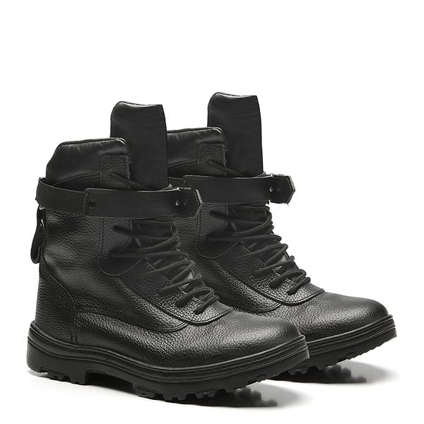 BOTA THUNDER PRETA AMARRAR COURO FLOR COURACA SOLA... - FUJIWARA
