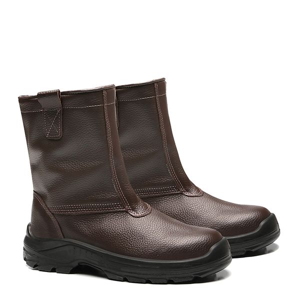 BOTA TUCSON MARROM F.TOTAL COURO BICO PLASTICO PU ... - FUJIWARA