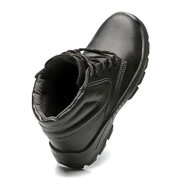 BOTINA PRETA AMARRAR MICROFIBRA BICO PLASTICO PU BIDENSIDADE (ELET