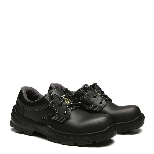 SAPATO PRETO AMARRAR MICROFIBRA BICO COMPOSITE PU ... - FUJIWARA