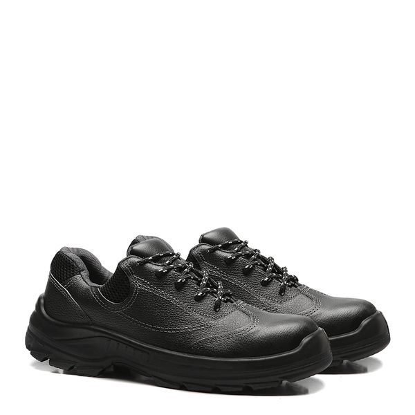 TENIS PRETO AMARRAR COURO FLOR BICO PLASTICO PU BI... - FUJIWARA