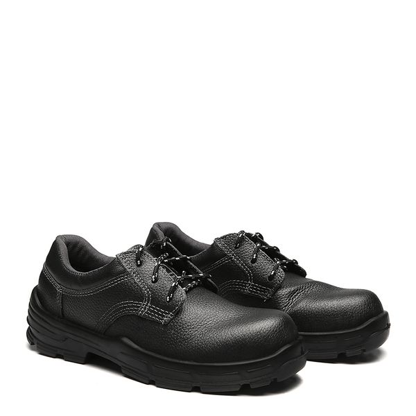 SAPATO PRETO AMARRAR COURO FLOR BICO COMPOSITE PU ... - FUJIWARA