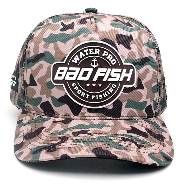 Boné Bad Fish Esporte Pesca Bordado Militar