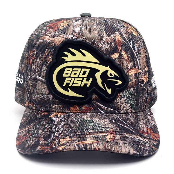 Boné Bad Fish Esporte Pesca Bordado Estampado