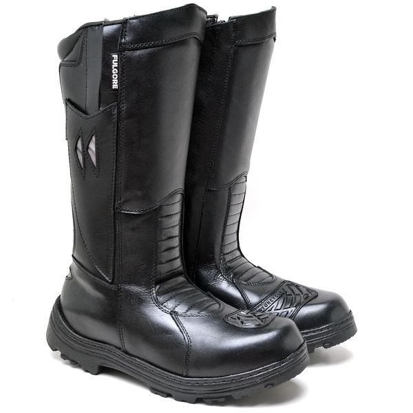 Bota Coturno Fulgore Militar Motociclista Samu Bombeiro Preto