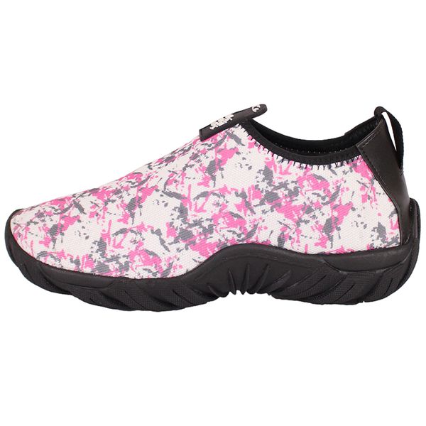 Sapatilha Aquática Esporte Náutico Neoprene Rosa Branco