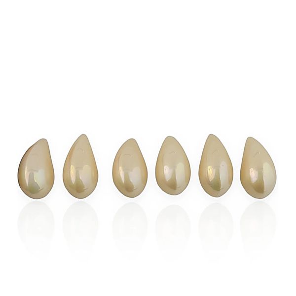 TRIO DE BRINCOS GOTA PEROLAS FOLHEADO A OURO 18K