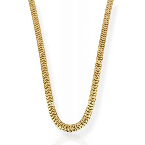 COLAR RIVIERA FOLHEADO A OURO 18K LACRAIA