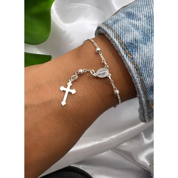 Pulseira Terço Prata 925