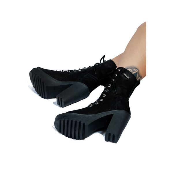 Bota coturno galway tratorada verniz 2025