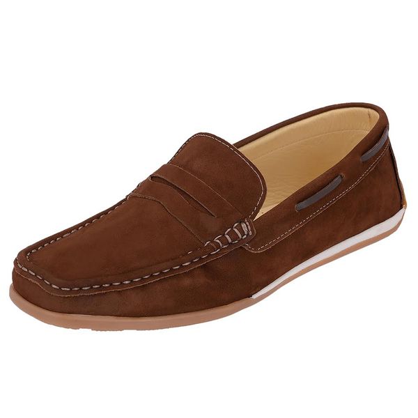 Mocassim Dockside Masculino em Couro Castor Galway 8310