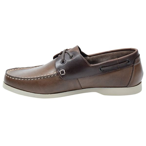 Mocassim Dockside Masculino em Couro Café Galway 8600