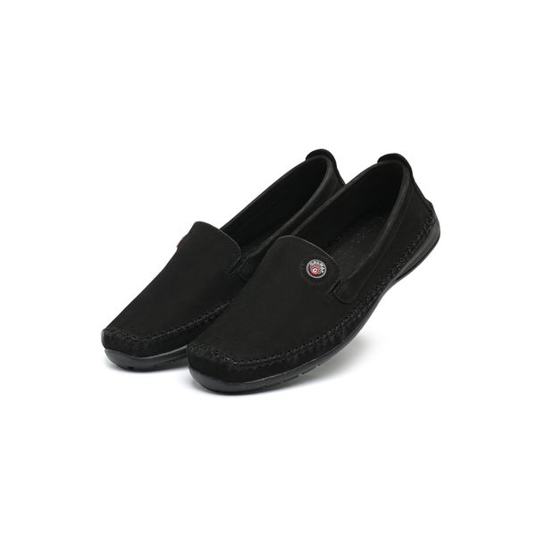 Sapatilha Masculina em Couro Preto Galway 760NBK