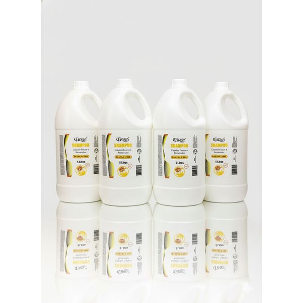 Shampoo Banana e Mel Garbus Hair 5 litros