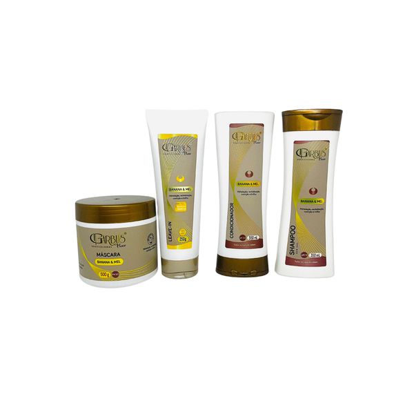 Kit Banana e Mel Garbus Hair