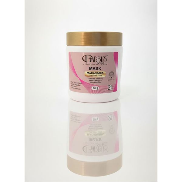 MASK MACADAMIA C/ QUINA ROSA 500G GARBUS HAIR