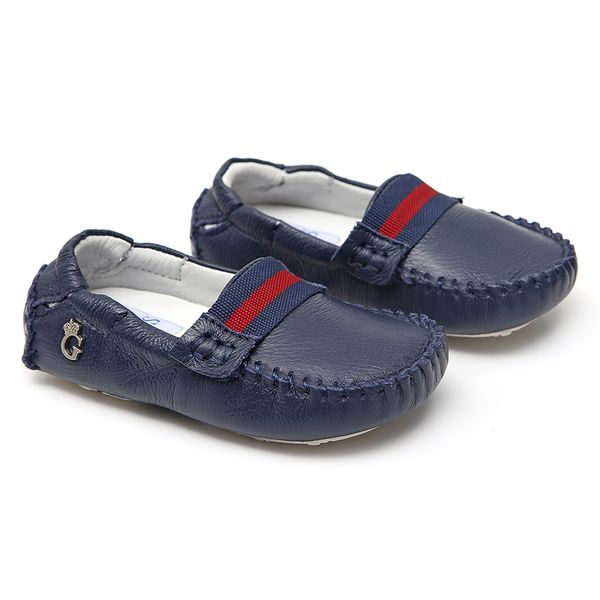 Mocassim bebe azul marinho sales