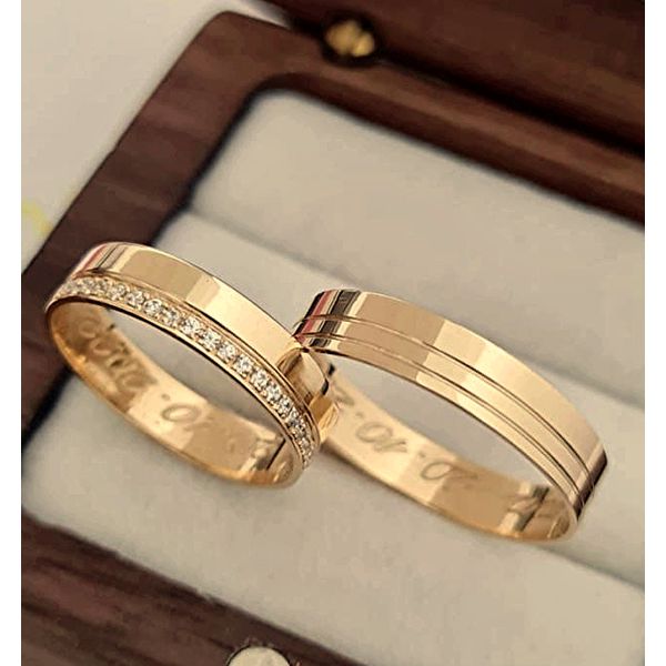 Par de Alianças Polaris 18K