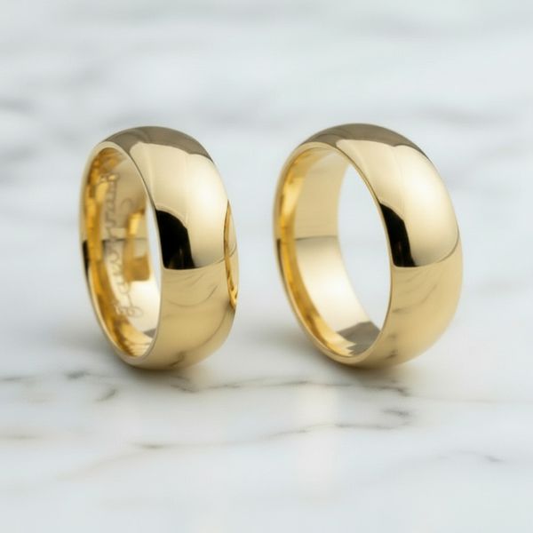 Par de Alianças Legado 14k