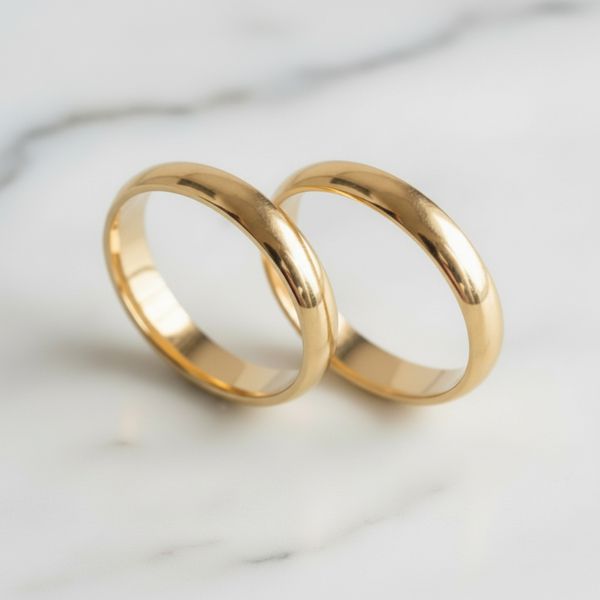 Par de Alianças Tóquio 18K