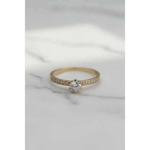 Anel Achernar Ouro 14K Casamento