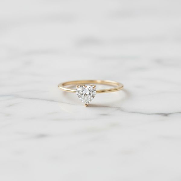 Anel Polaris Ouro 14K Noivado 