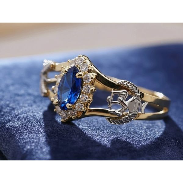 Anel de Formatura Minerva Ouro 14K